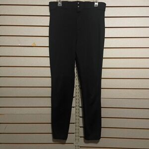 BIKE Black Baseball Softball Pants Athletic Uniform Size M 34 waist beltloops